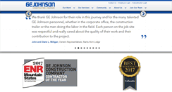 Desktop Screenshot of gejohnson.com